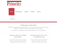 Tablet Screenshot of priorityrealty.com